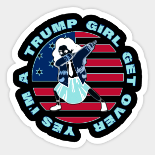 the trump girl Sticker